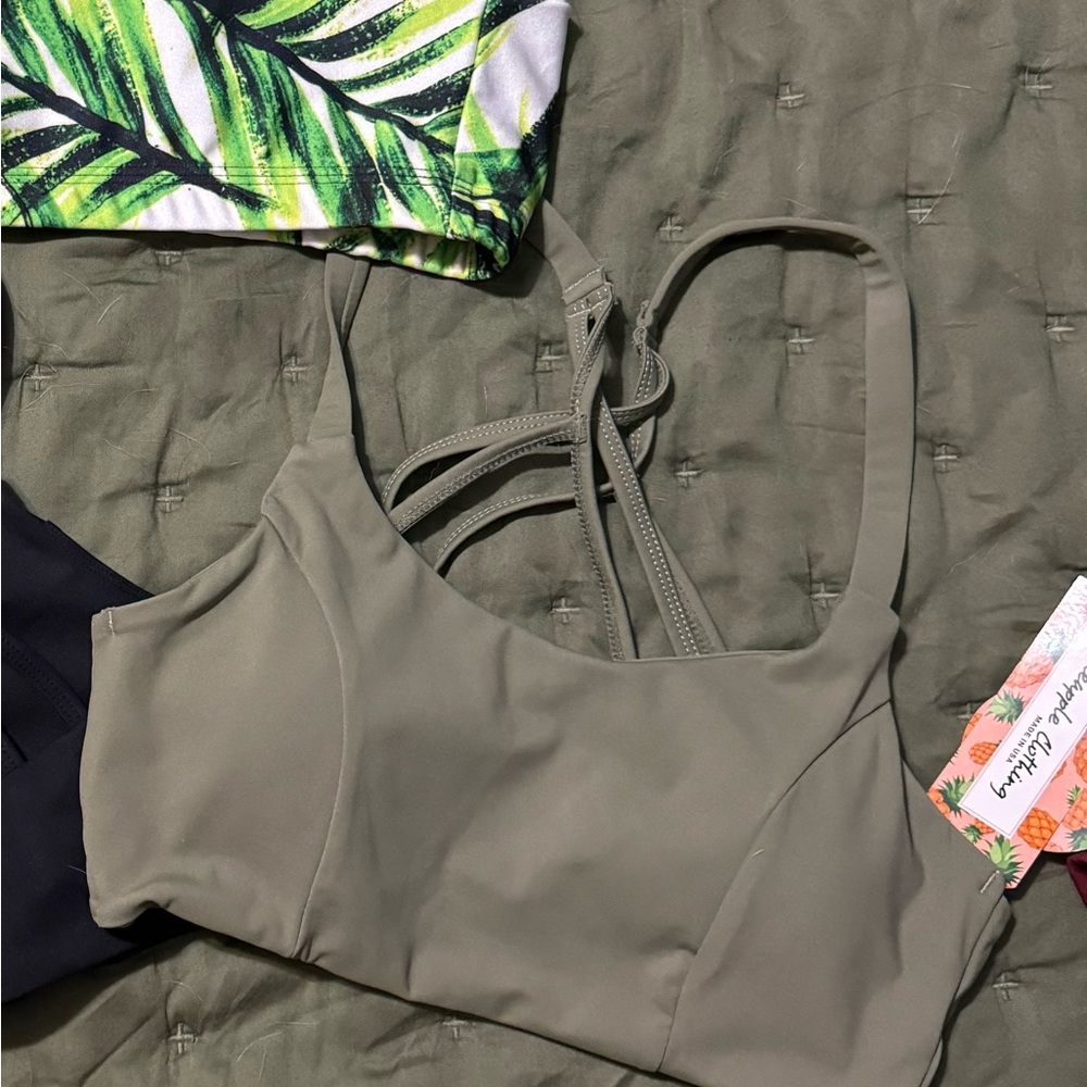 Pineapple clothing sports bra